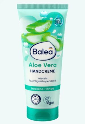 balea's aloe vera hand cream