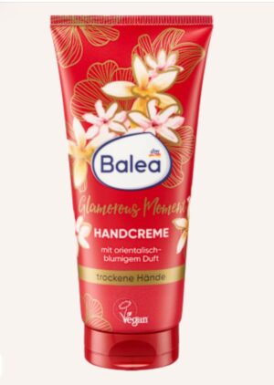 balea's glamorous moment hand cream