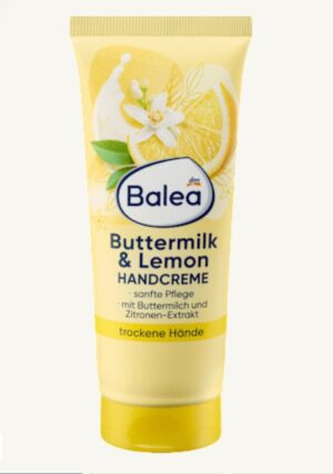 balea's buttermilk & lemon hand cream