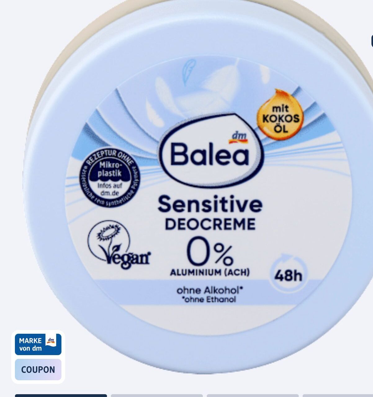 balea's sensitive deodorant cream balea's sensitive deodorant cream