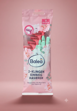 2 blade disposable razor
